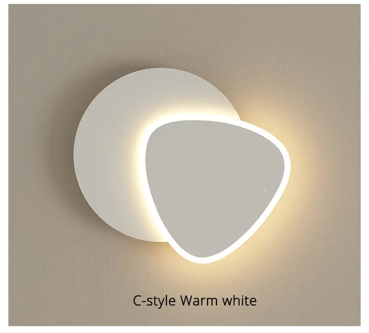 Modern LED Wall Lamps Living Room Bedroom Bedside Sconce