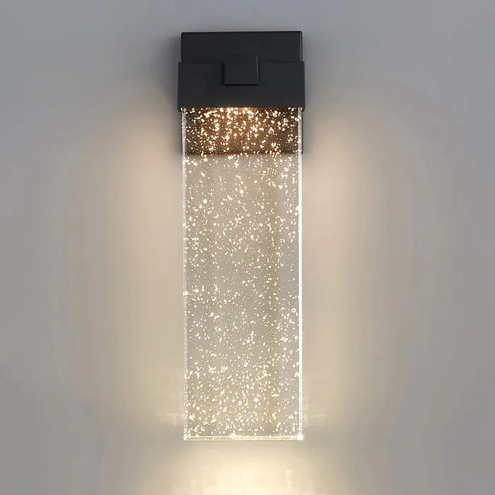 Modern LED waterproof Wall light with Essence Bubble Glass -