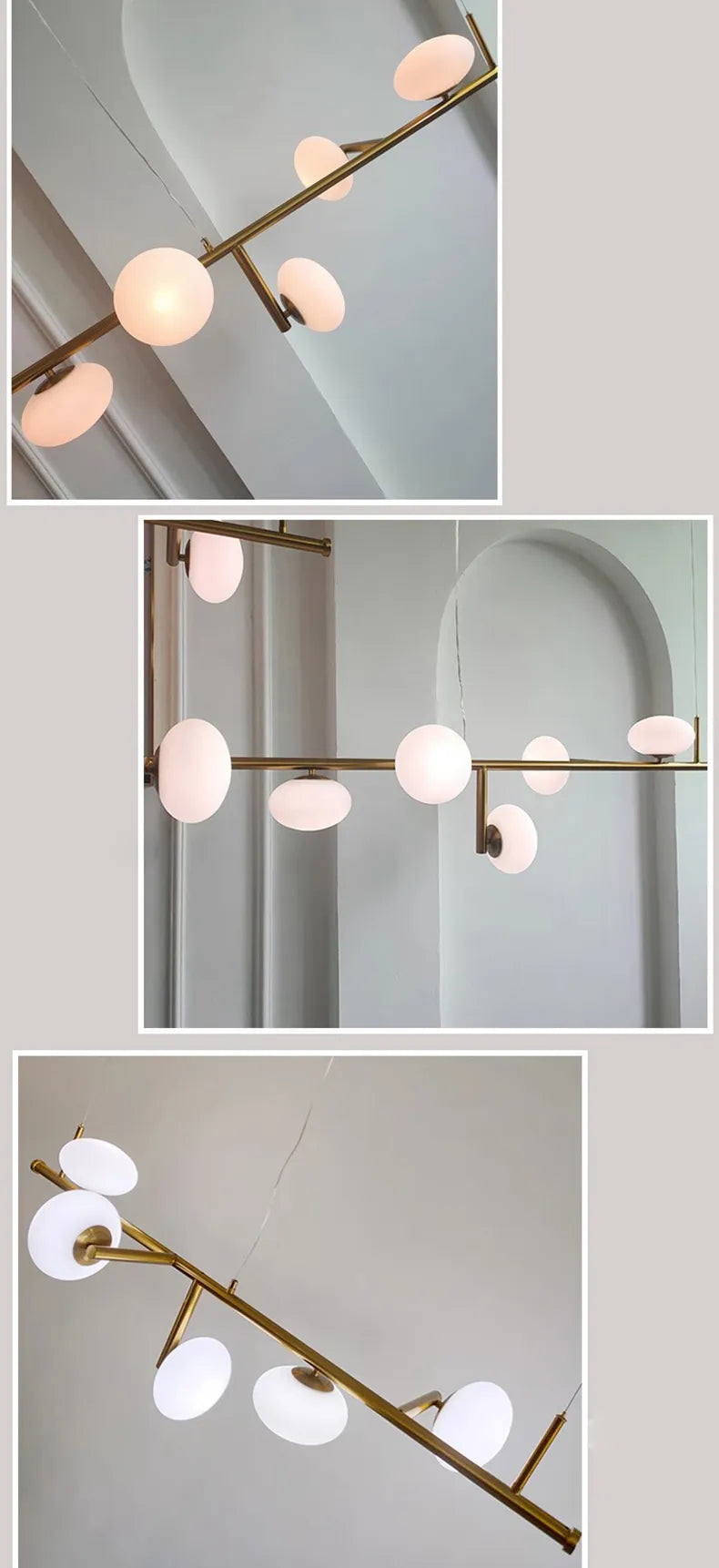 Modern Nordic Stair Chandelier: Elegant Lighting for Living,