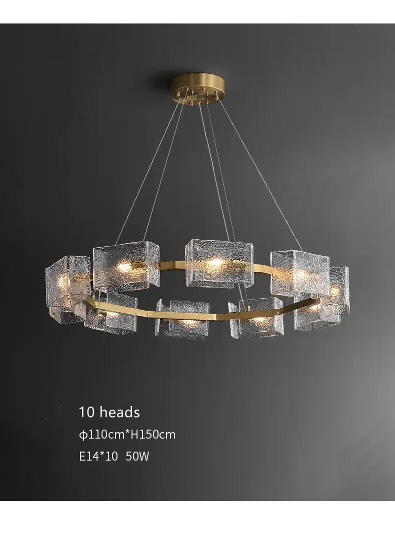 2022 New Creative Crystal Chandelier Modern Luxury Living