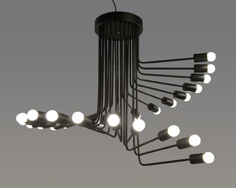 Nordic Industrial Retro Chandelier Simple Living Room Cafe