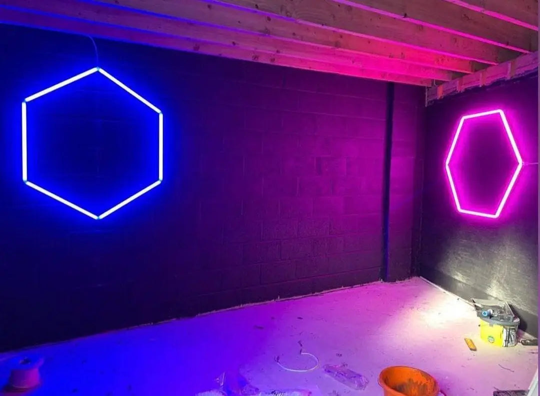 Multi-Color Hexagonal Honeycomb LED Work Light -