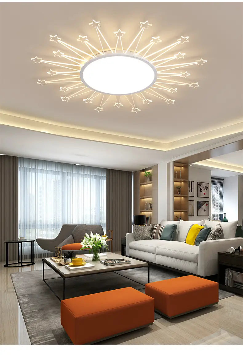 Ultra-thin Living Room Led Ceiling Lights Modern Minimalist