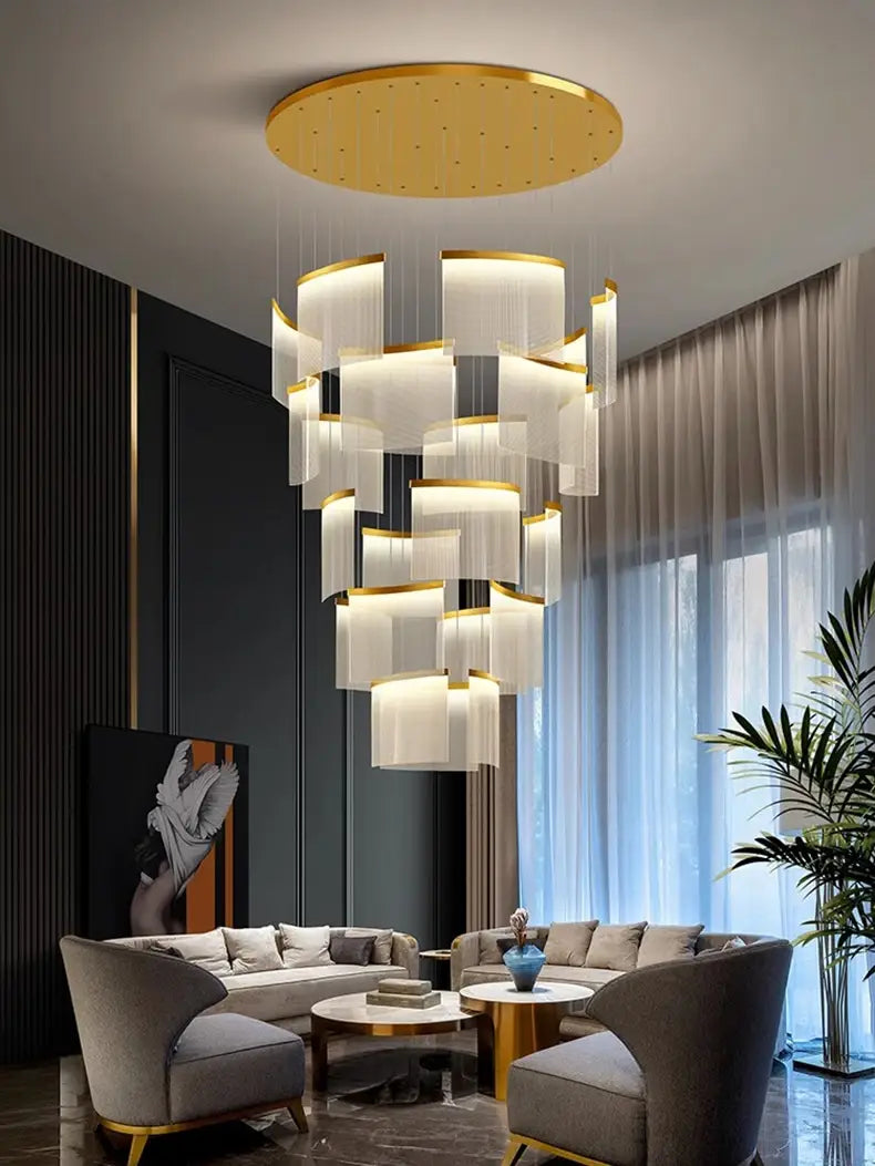 Skyler Nordic Stair Chandelier - Versatile Pendant Lights