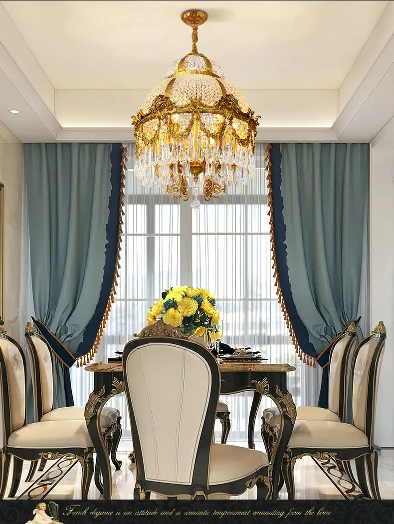 Elysium - European High Quality Brass Crystal Chandelier