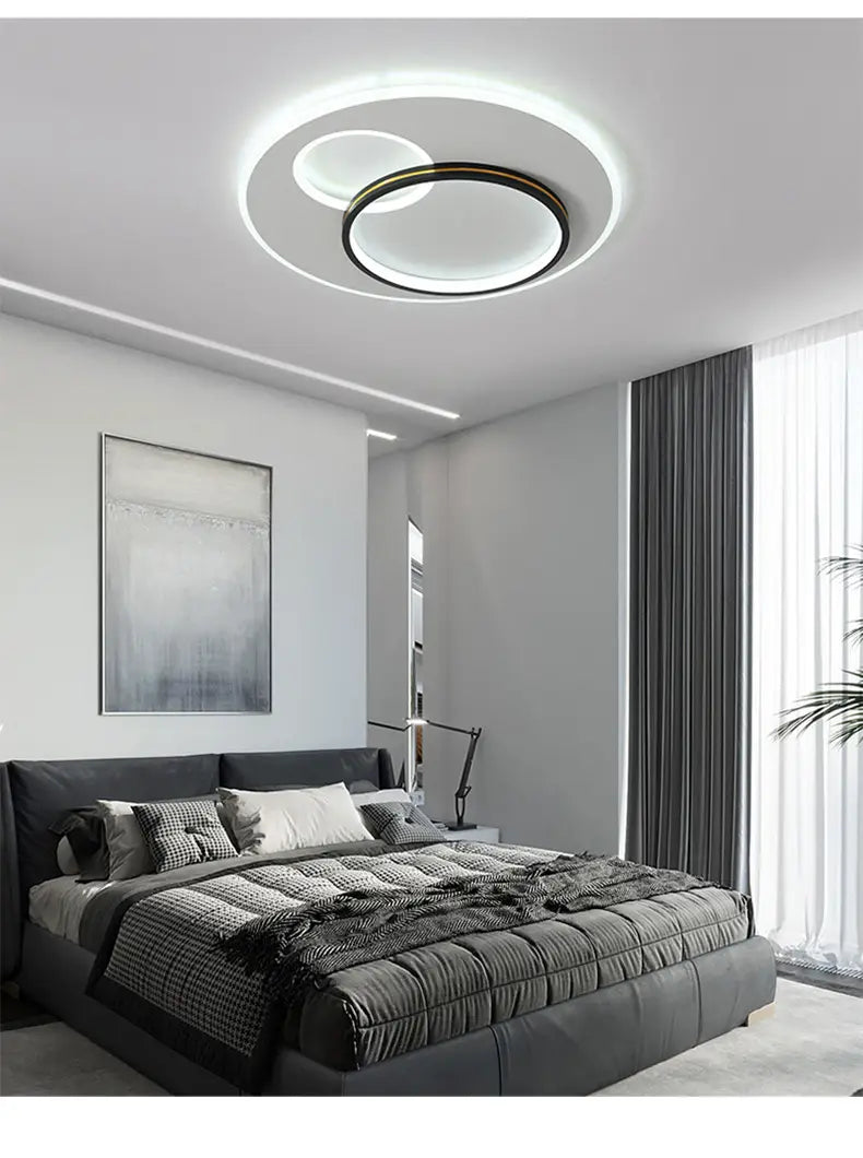 Postmodern Minimalist Creative Bedroom Led Chandeliers