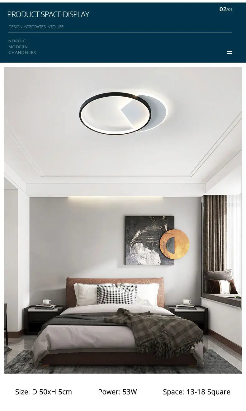 Modern Led Chandeliers Lighting fixtures Indoor Ceiling lamp