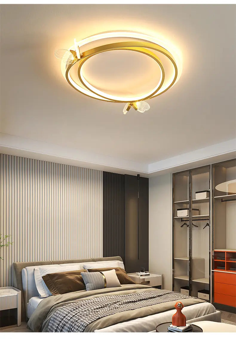 Modern butterfly living room ceiling Lights simple home