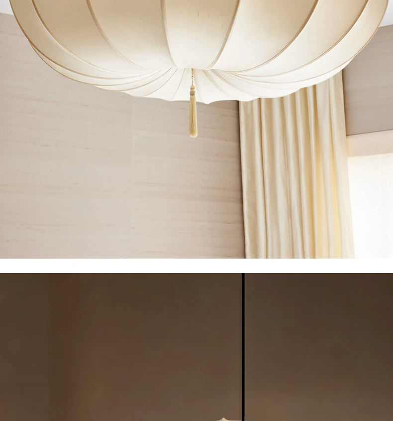 Amelie French Cream Bedroom Chandelier - Japanese Style