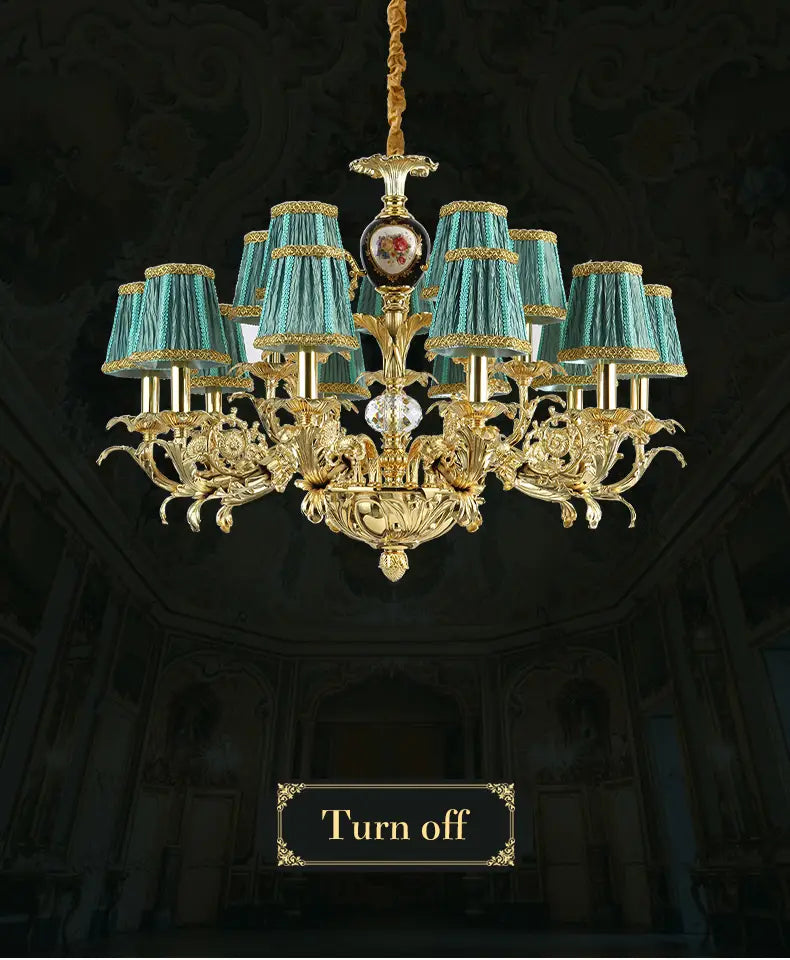 French Palace Decorative Lighting Living Room Pendant Lamp