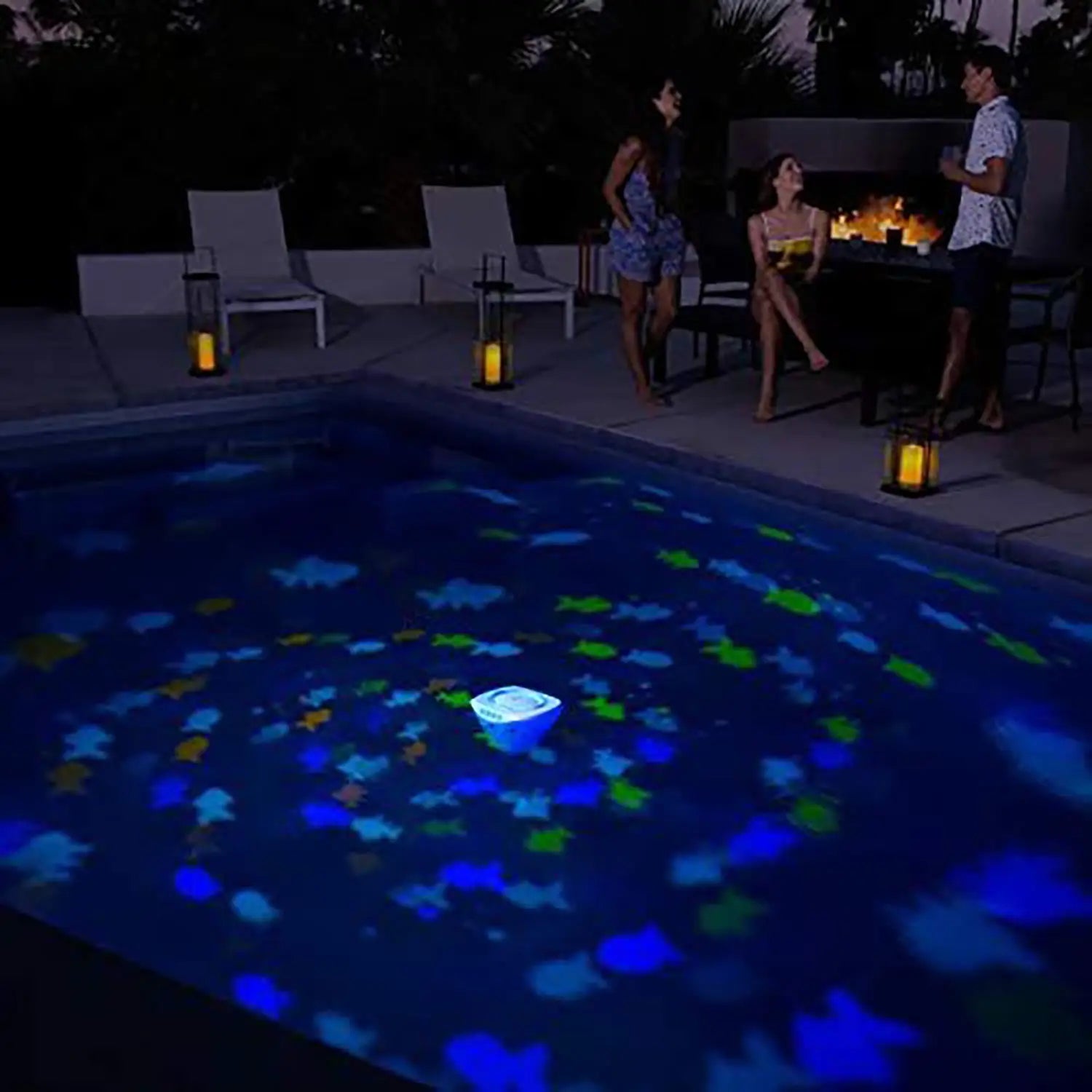 Solar Pool Lights Floating Lamp Submersible Underwater Light