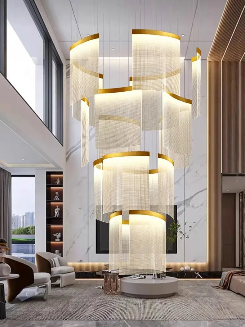 Skyler Nordic Stair Chandelier - Versatile Pendant Lights