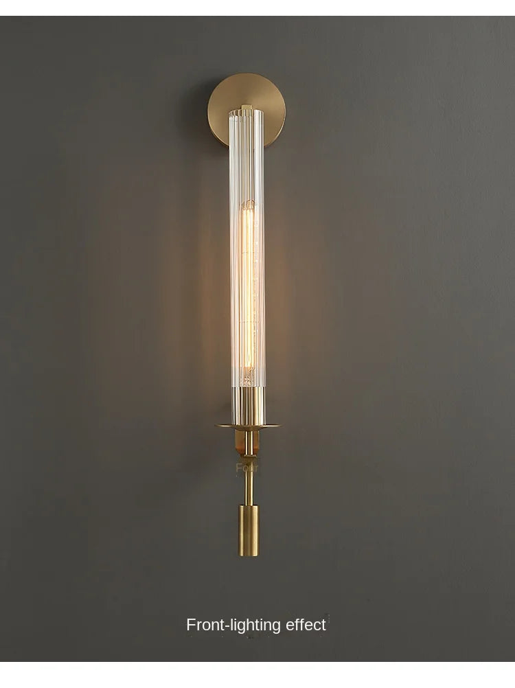 Maya Modern LED Wall Lamps - Creative Brass Sconce for