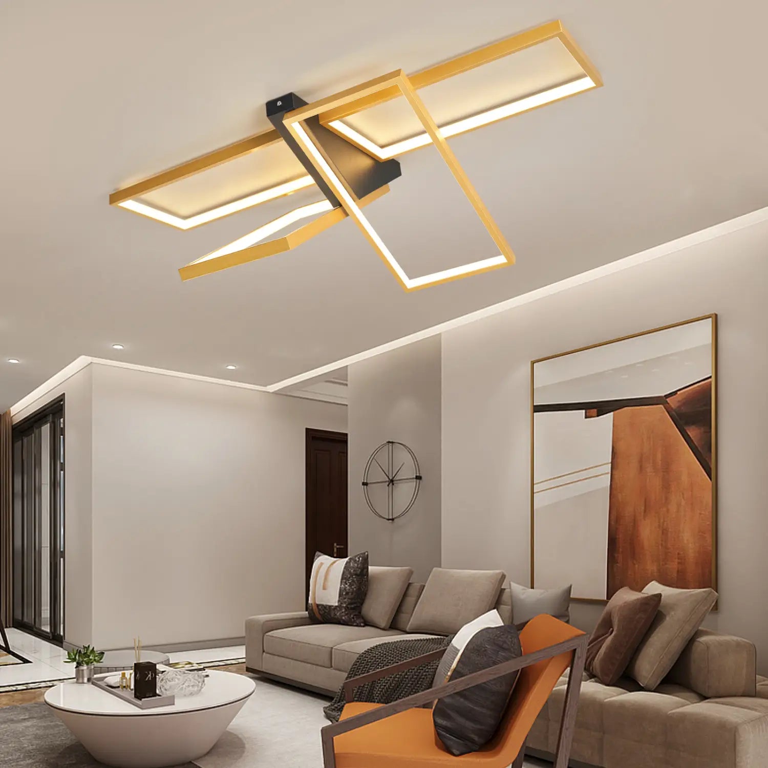 Modern Led Chandelier Lighting For Living Room Bedroom