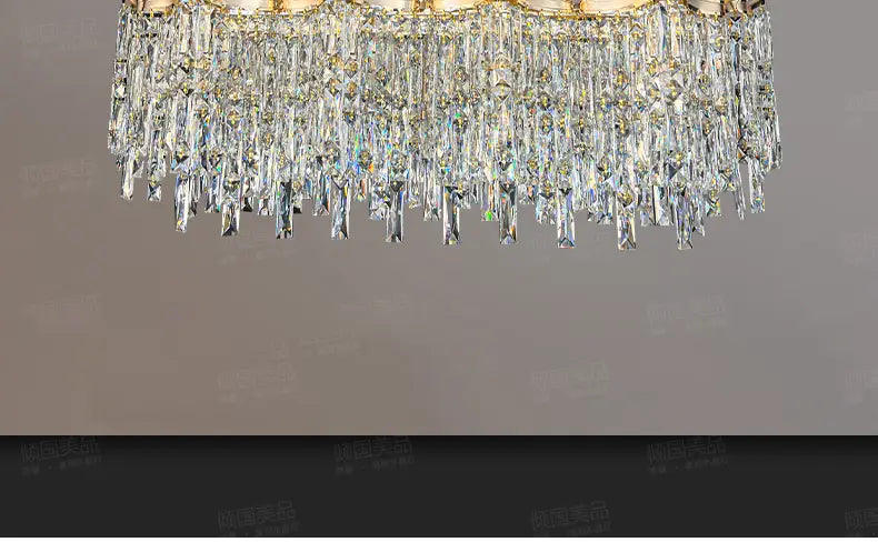 Light Luxury Crystal Lamp Livingroom Chandelier Personality