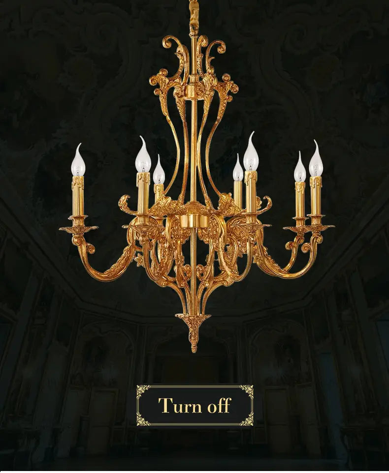 Arcadia - Luxury French Vintage Copper Chandelier Lighting