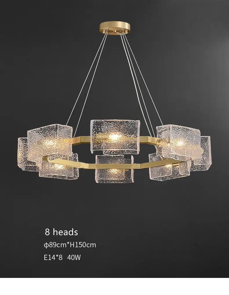 2022 New Creative Crystal Chandelier Modern Luxury Living