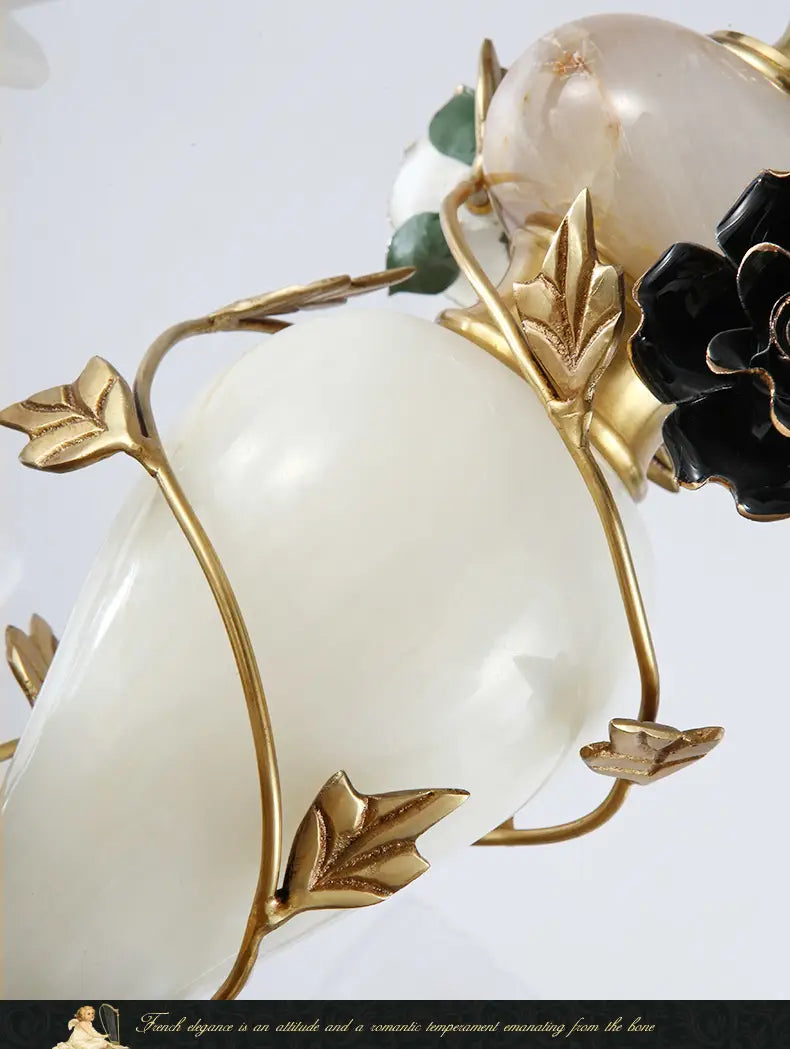 Mirage - European Luxury Brass E14 Pendant Lamp Glass Light
