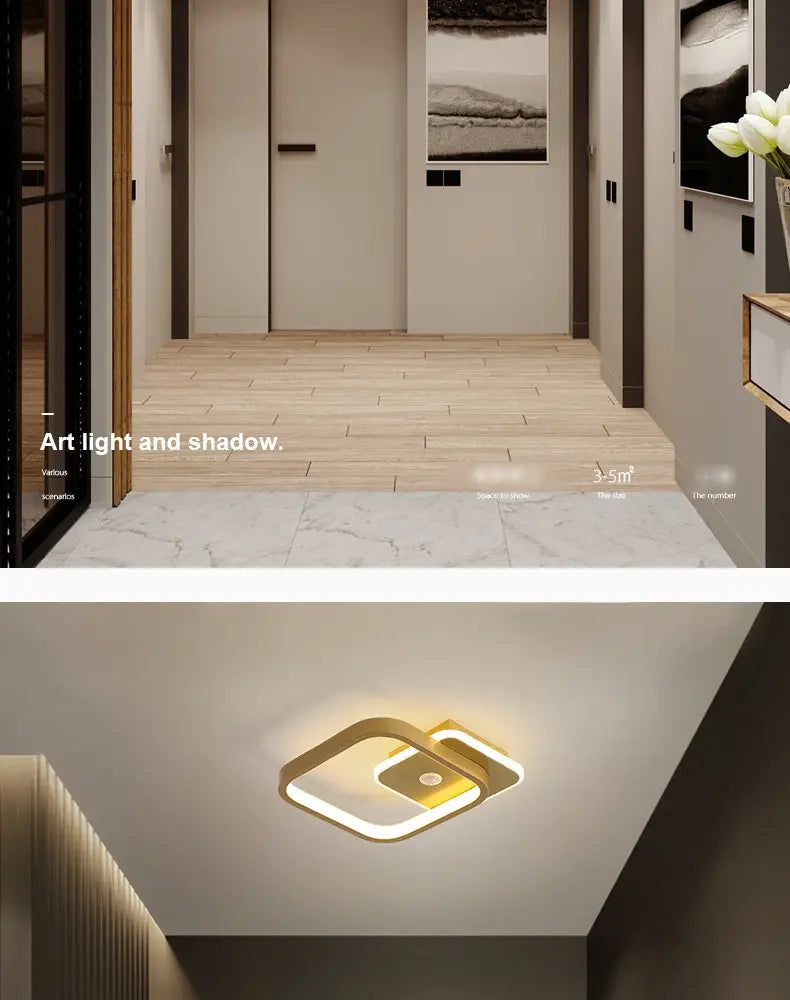 Nodric LED Ceiling Lamp Induction Aisle Light Corridor Light