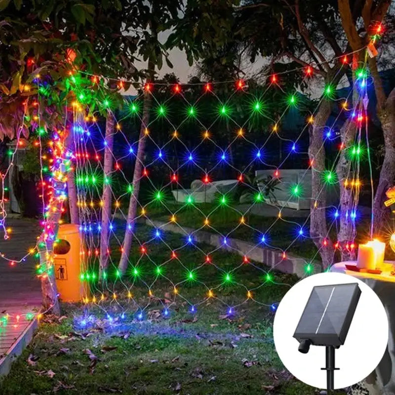 Curtain Light LED Fairy String Net Mesh Christmas 3x2m
