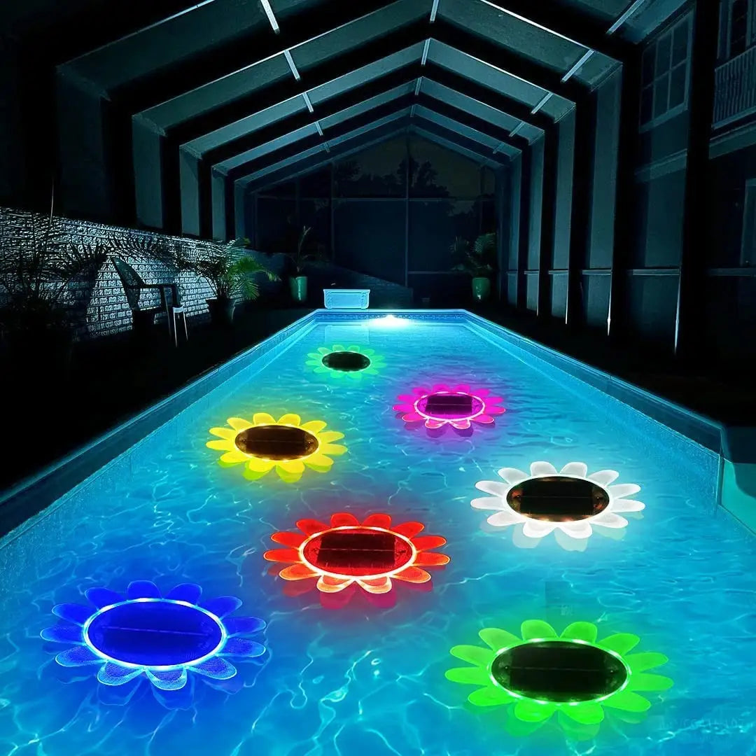 Solar Floating Pool Lights with Colorful Changing IP68