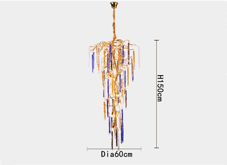 Tree Branch Crystal Ceiling Chandelier New G9 Led Pendant