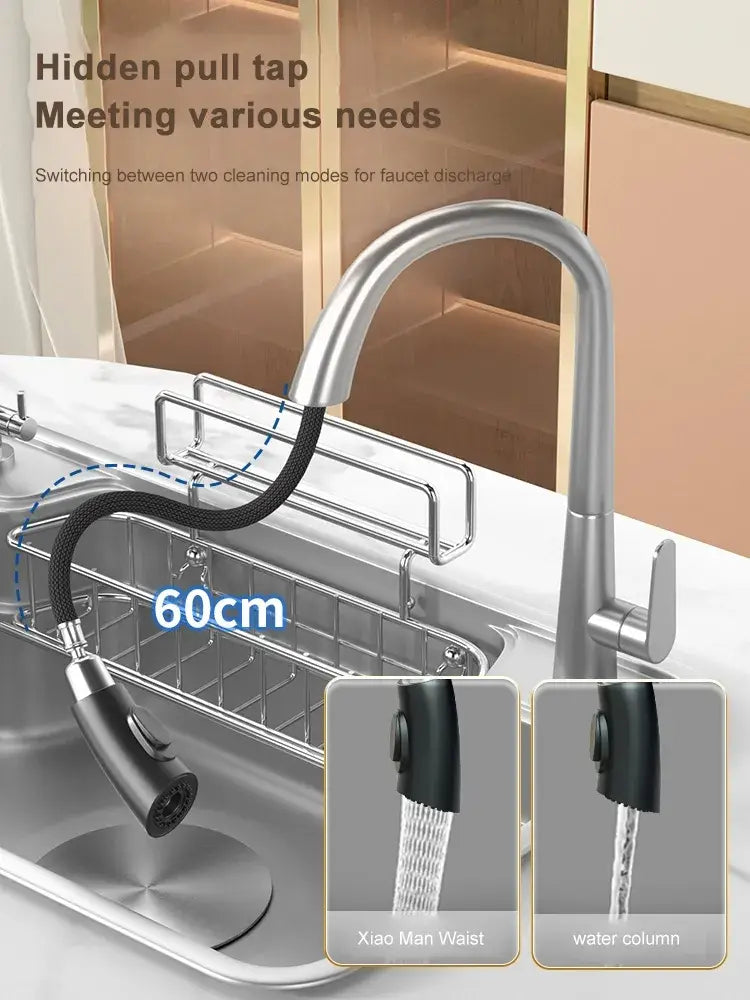 Stainless Steel Kitchen Sink Large Single Slot Household