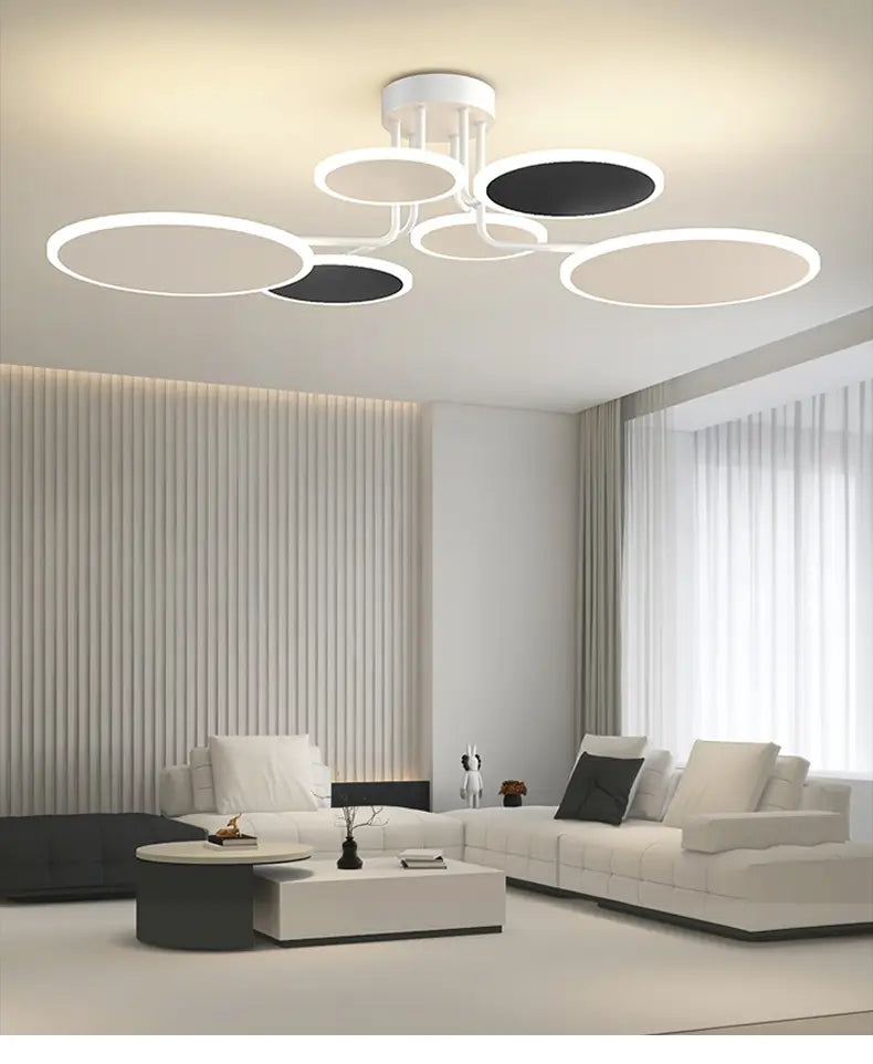 Nordic Minimalist Led Ceiling Chandeliers for Living Room