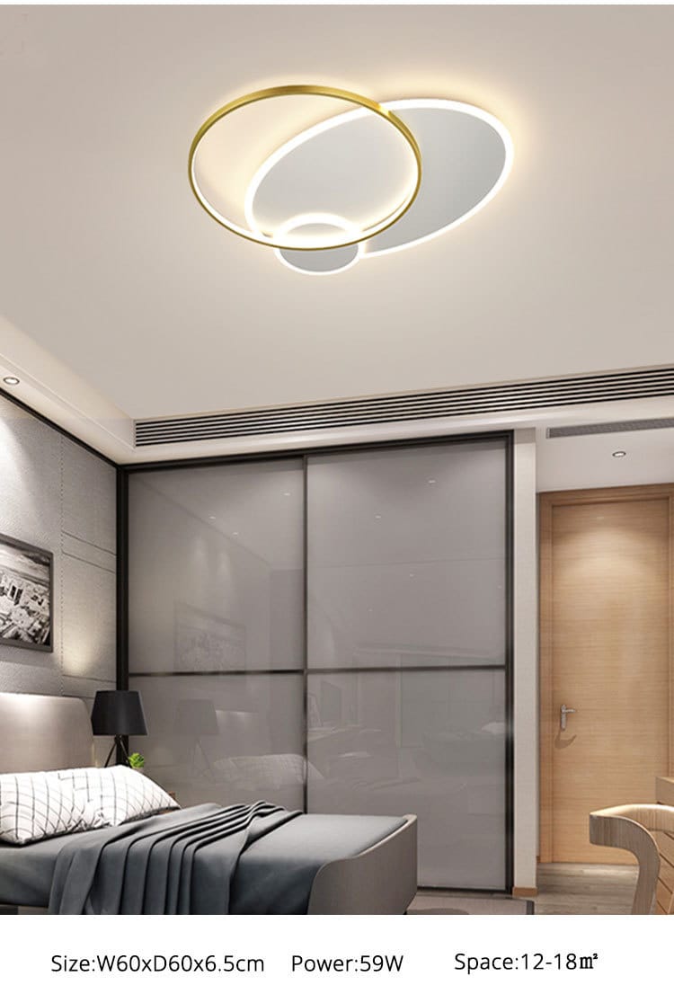 Modern Led Ceiling lights Surface Mount Metal Chandelier for
