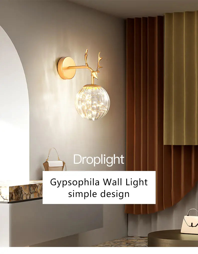 Gypsophila Led Wall Lamps Bedside Aisle Entrance Corridor