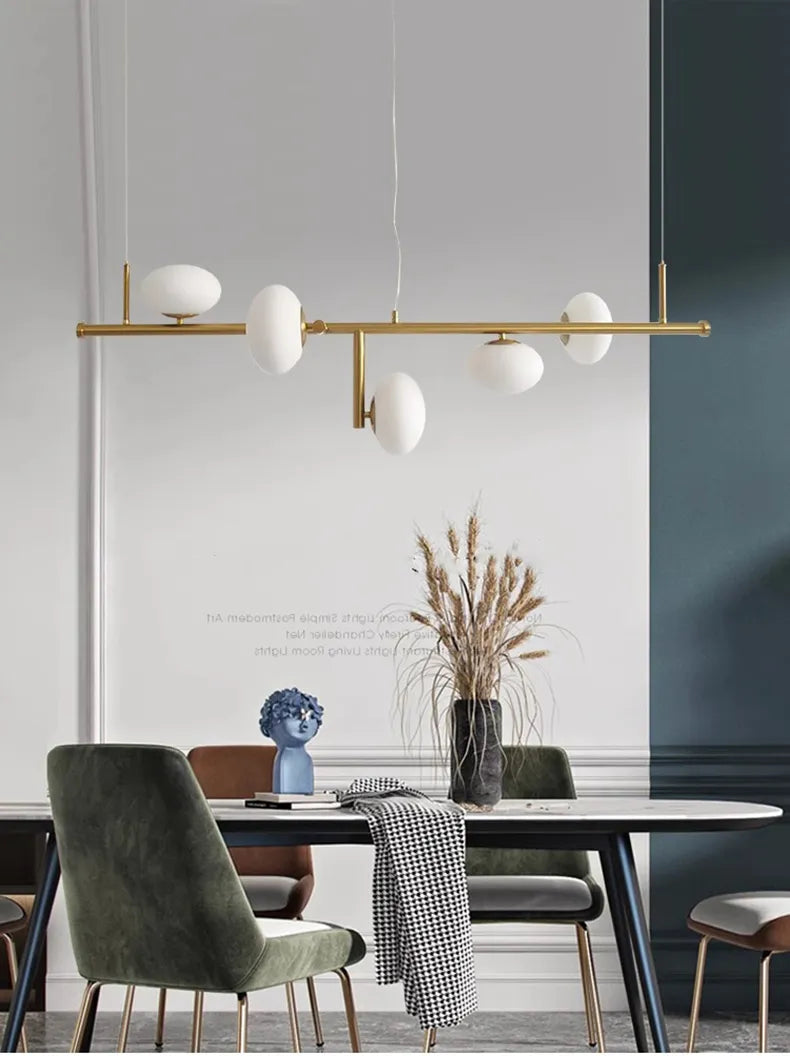 Modern Nordic Stair Chandelier: Elegant Lighting for Living,