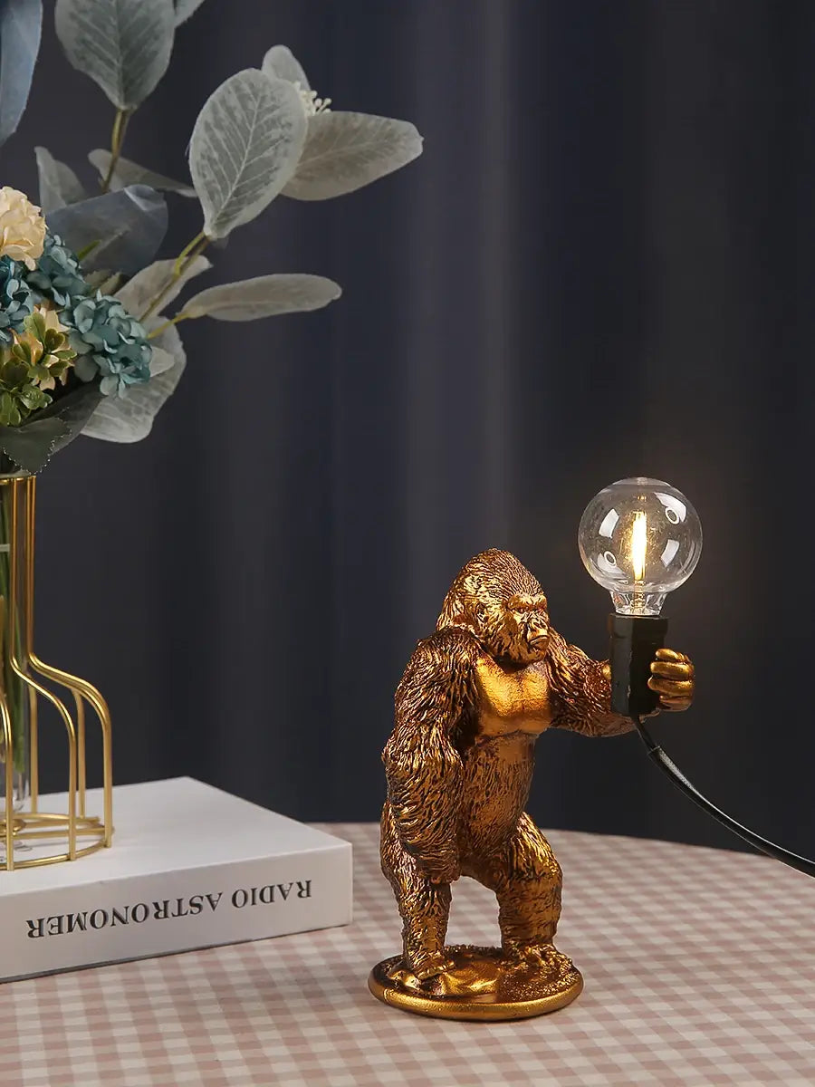 Resin LED Table Lamp Italian Orangutan night light Gorilla