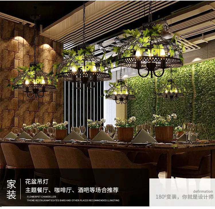 Plant chandeliers, flowers, bars, hot pot restaurants, music
