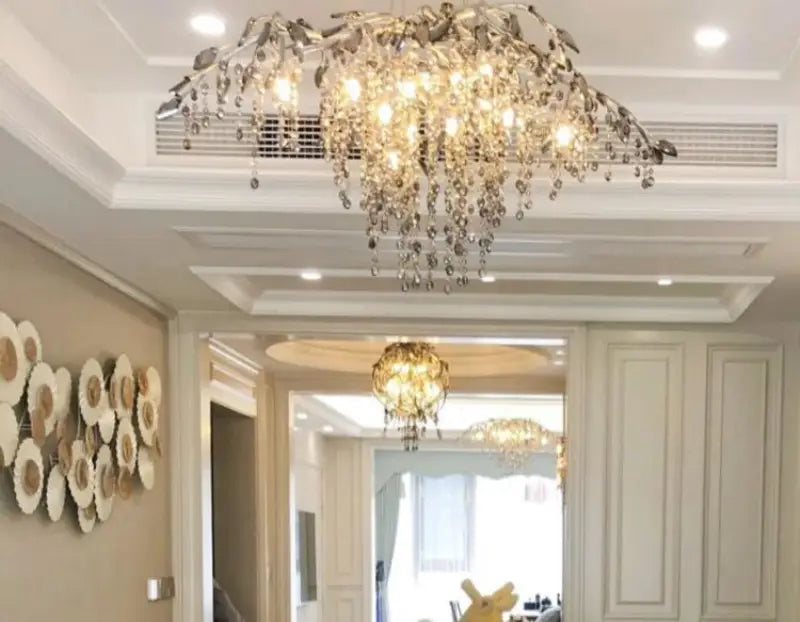 French crystal chandelier designer style creative living