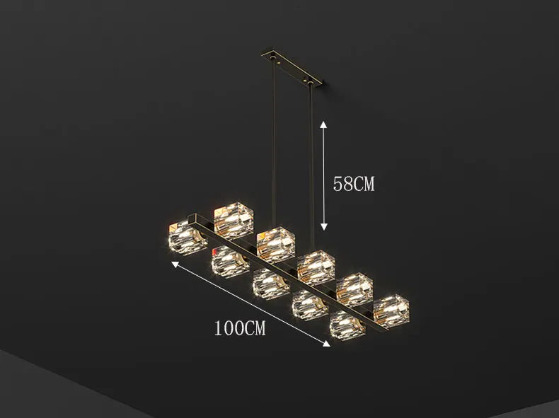 Modern LED Multi-Head Chandelier - Versatile Ceiling Pendant