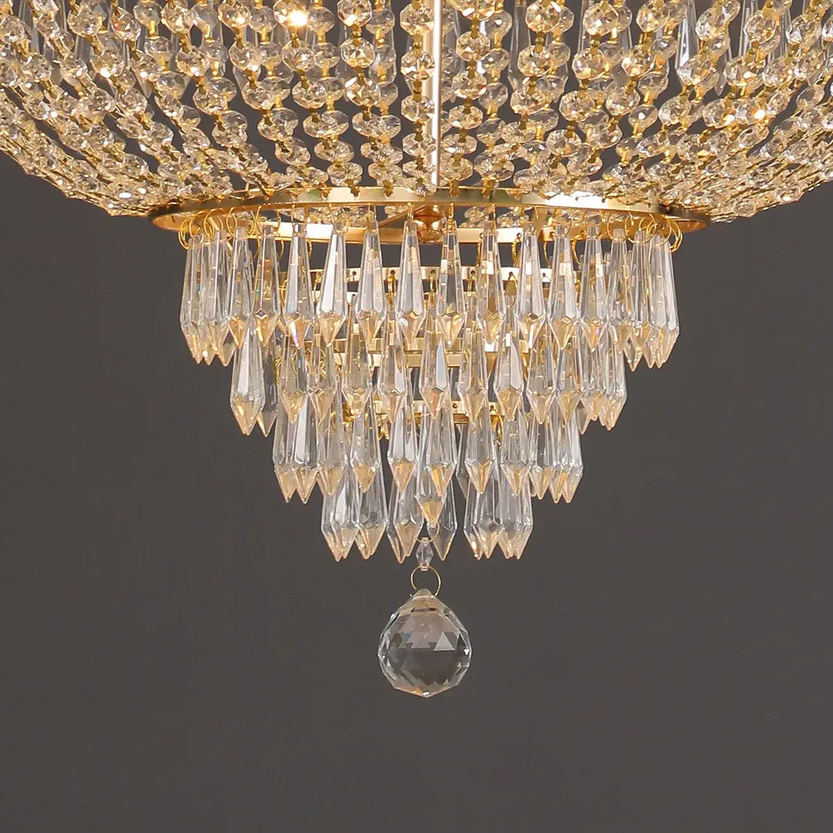 European-Style Luxury LED Crystal Pendant Light -