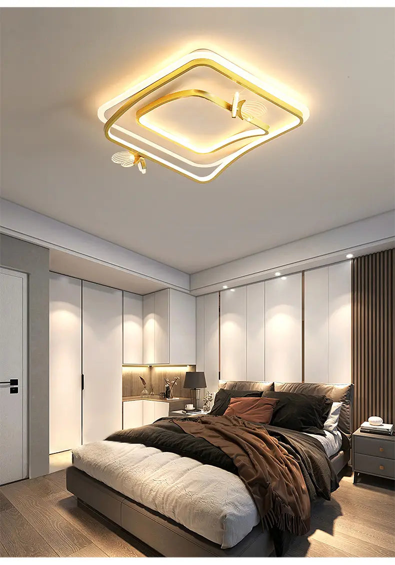 Modern butterfly living room ceiling Lights simple home