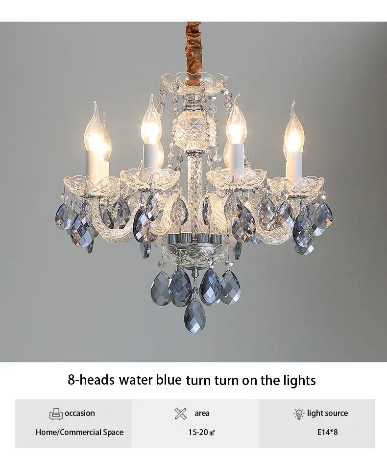 Golden Brilliance: Luxury Crystal Golden Chandelier -