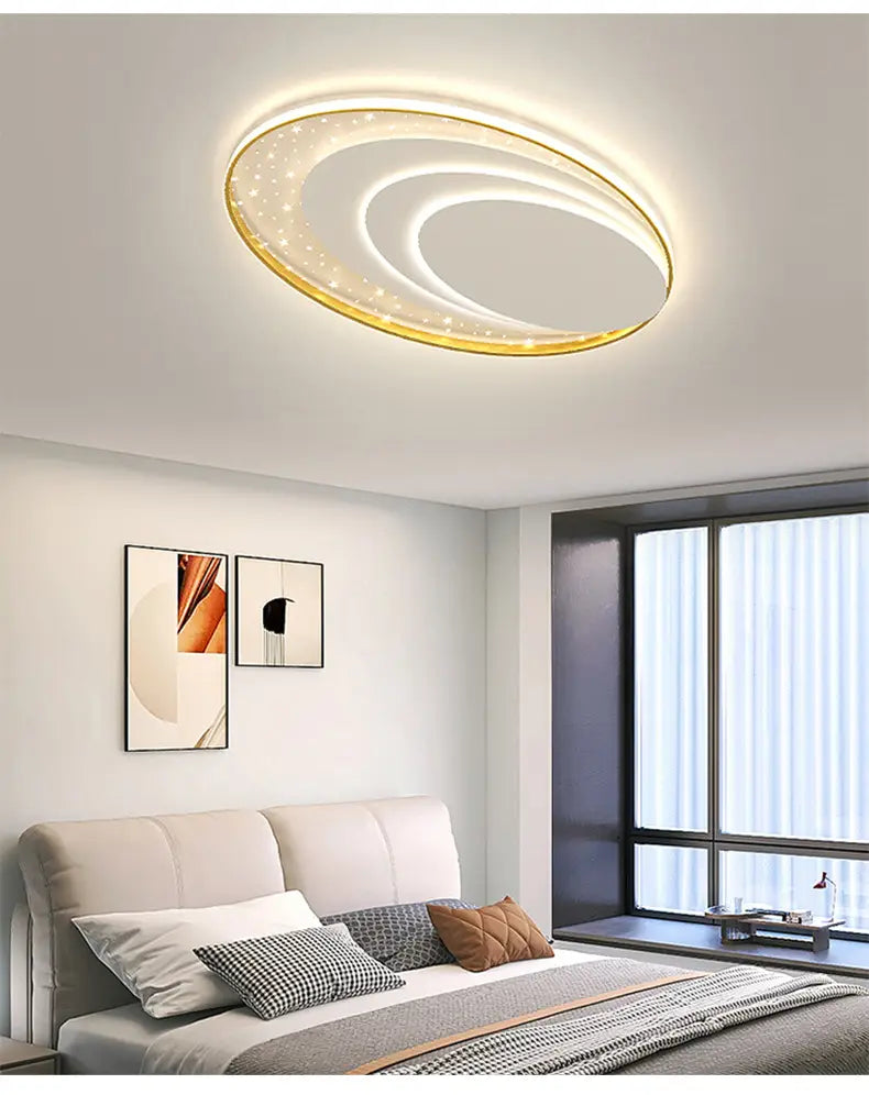Living Room Ceiling Lamp Modern Minimalist Hall Chandeliers