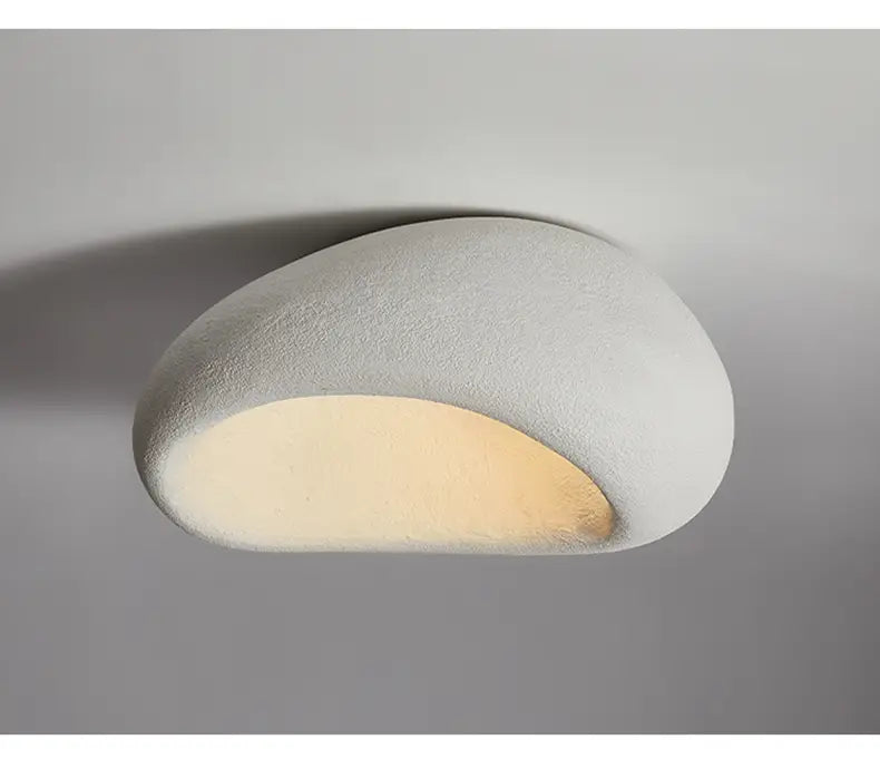 Nordic Minimalist Wabi Sabi Cream Wind LED Ceiling Lamps: