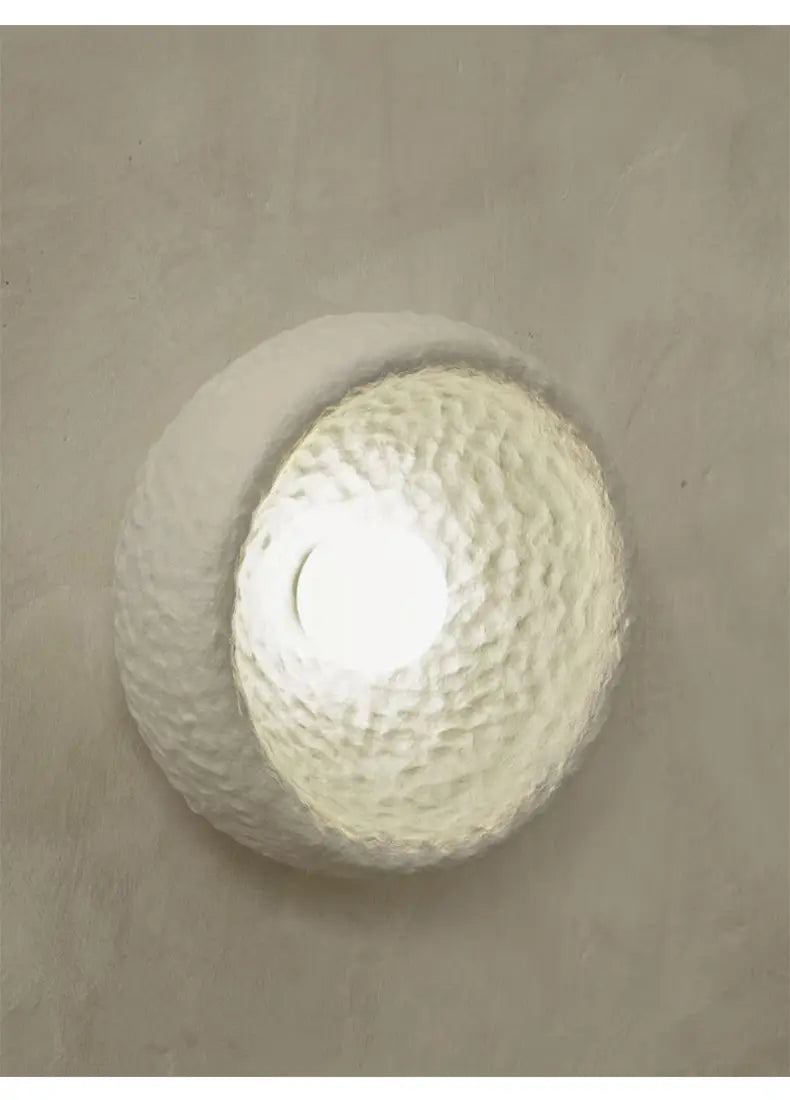 Japanese Style Wabi Sabi Indoor Wall Lamp: Retro Bedroom