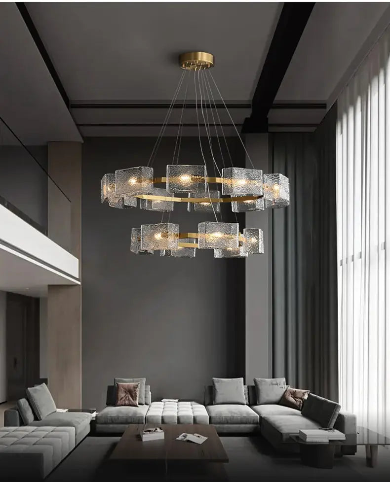 2022 New Creative Crystal Chandelier Modern Luxury Living