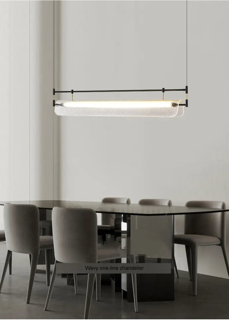 Simple restaurant chandelier modern fashion designer dining