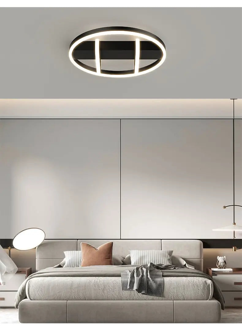 Modern Minimalist Living Room Chandeliers Atmosphere Home