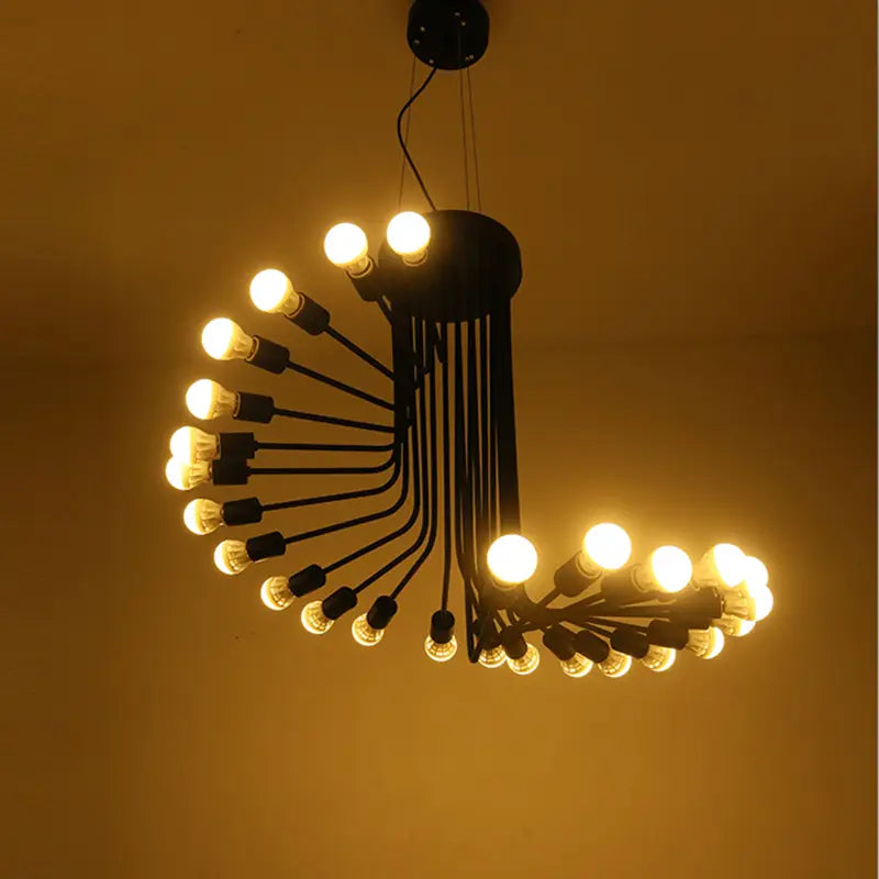 Nordic Industrial Retro Chandelier Simple Living Room Cafe