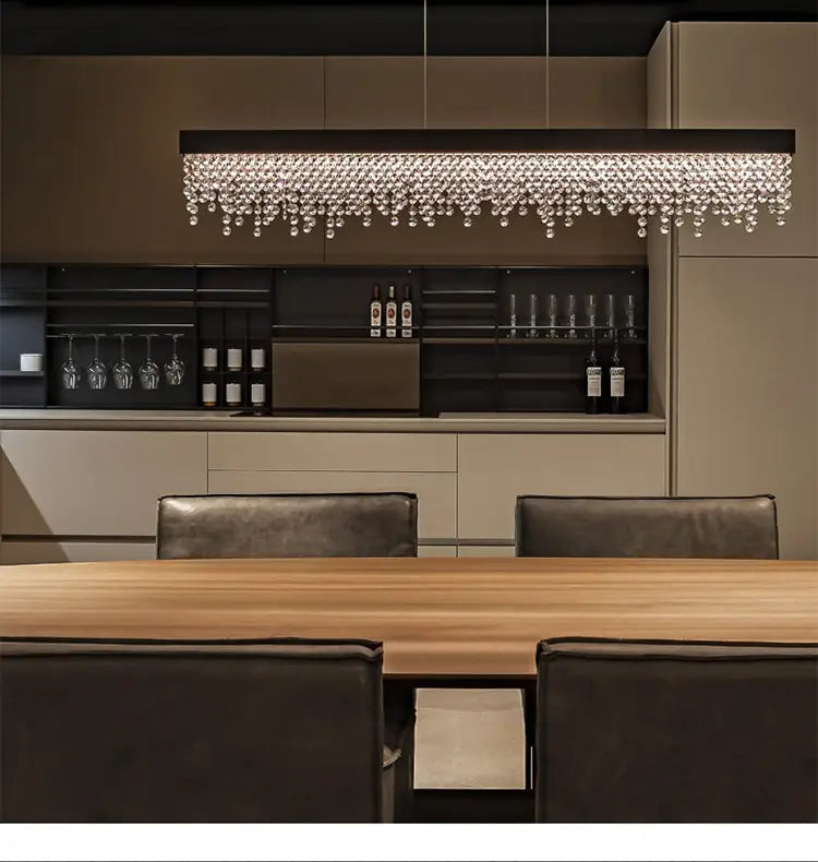 Modern Luxury Chandelier For Dining Room Kitchen Island Long