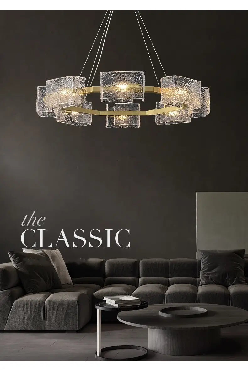 2022 New Creative Crystal Chandelier Modern Luxury Living