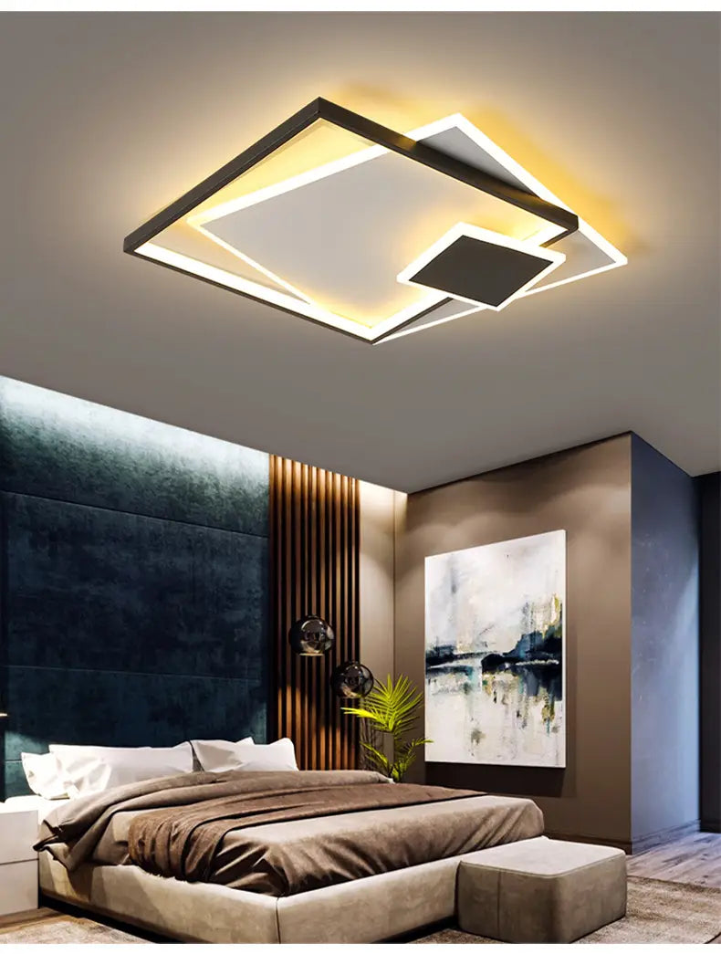 Modern Minimalist Decor LED Chandeliers Nordic Bedroom