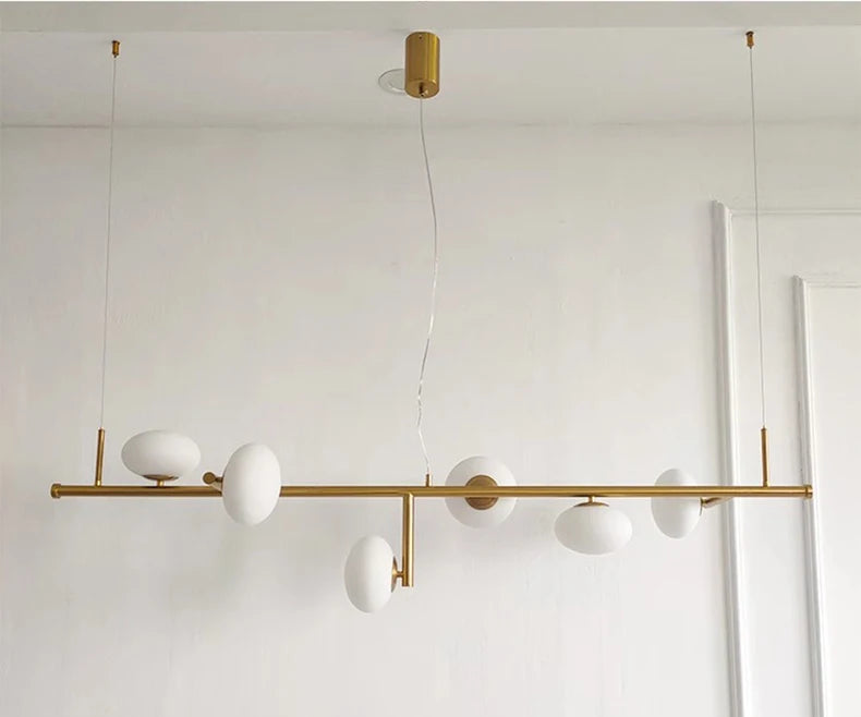 Modern Nordic Stair Chandelier: Elegant Lighting for Living,