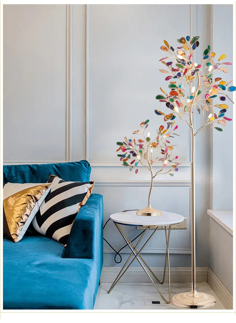 Beautiful Natural Agate Pendant Lights Foyer Bedroom